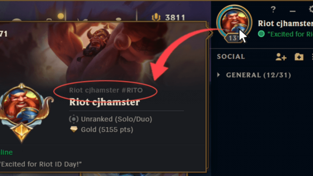 Estos Son Los Pasos A Seguir Para Cambiar El Riot ID