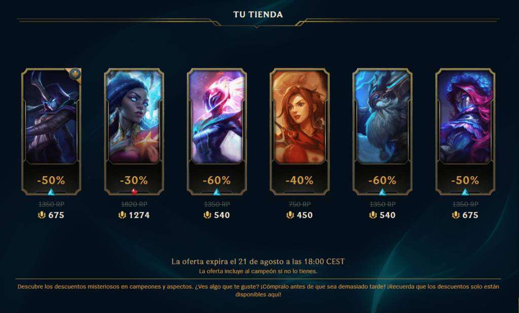 Tu Tienda LoL: Todo lo que necesitas saber